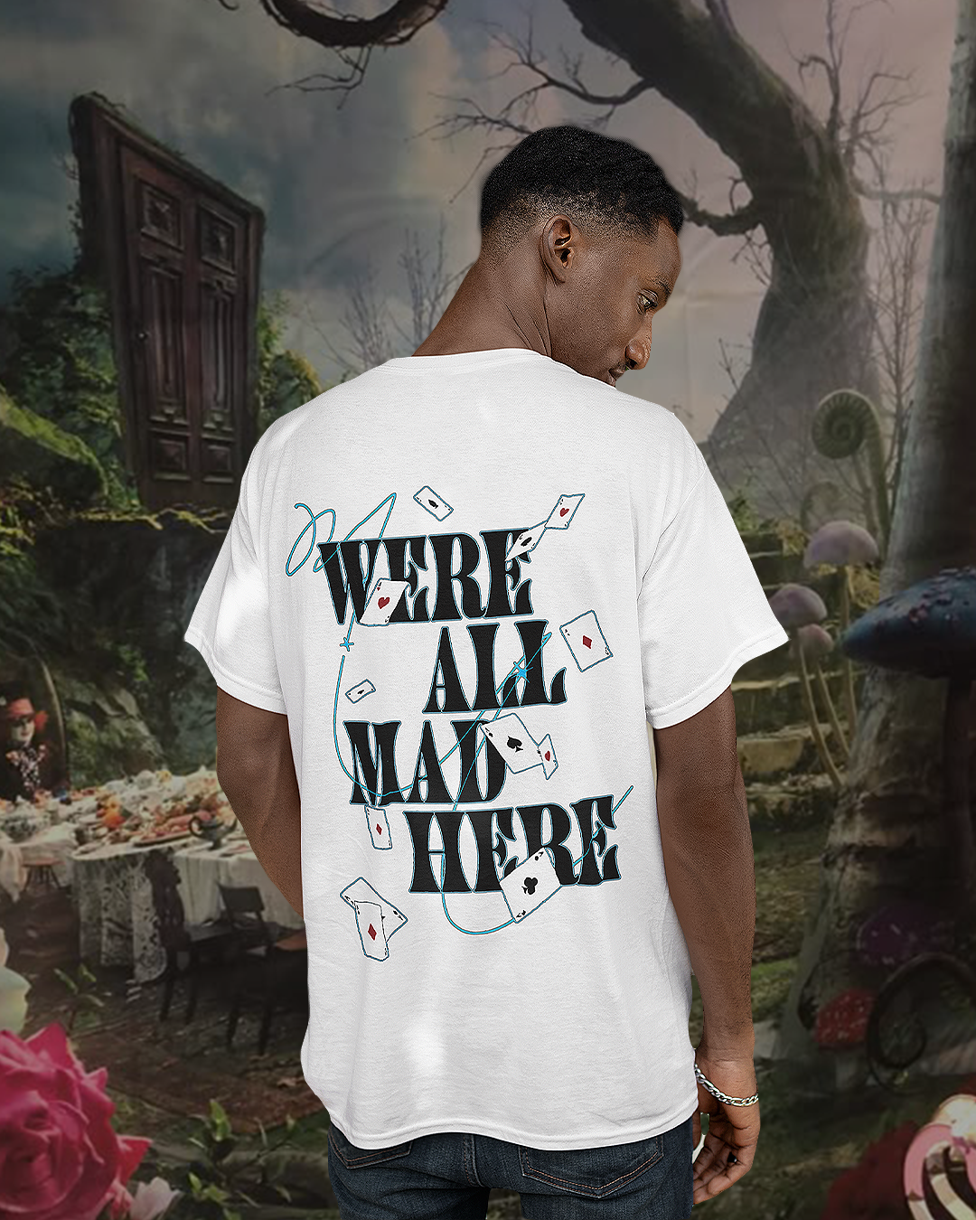 AIW "We're All Mad Here" Unisex T-shirt