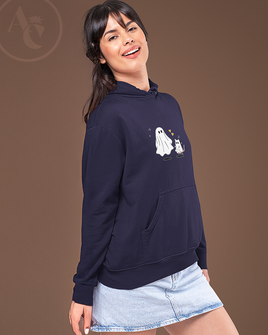 "The Ghoul's Cat" Halloween Crewneck Jumper / Hoodie