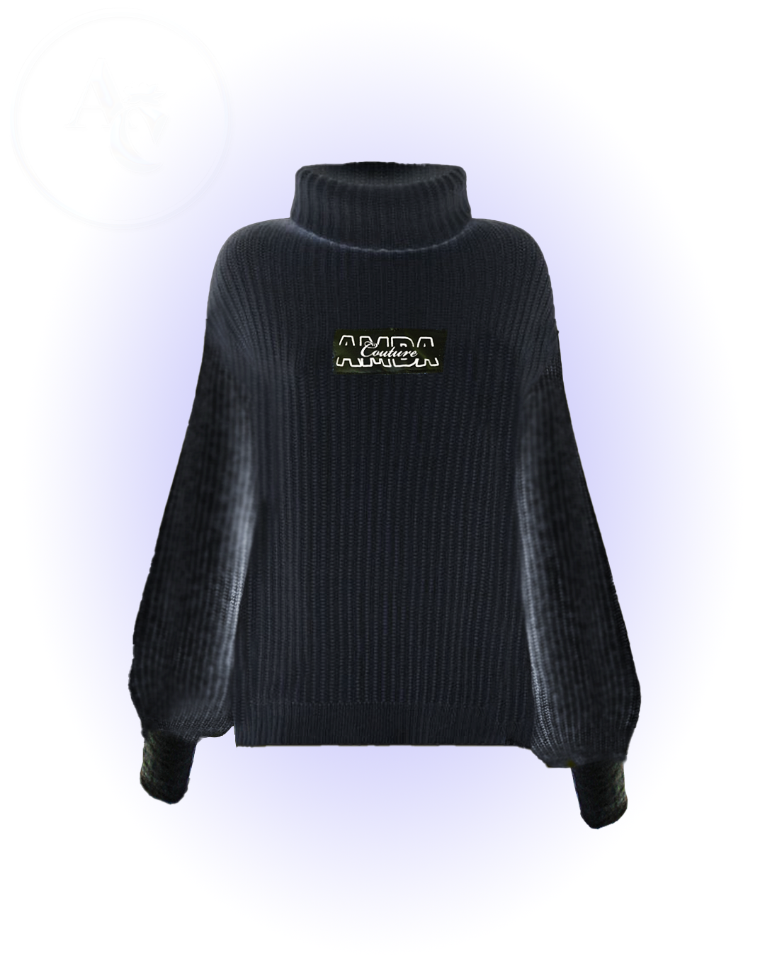 Turtleneck Bishop Sleeve Jumper