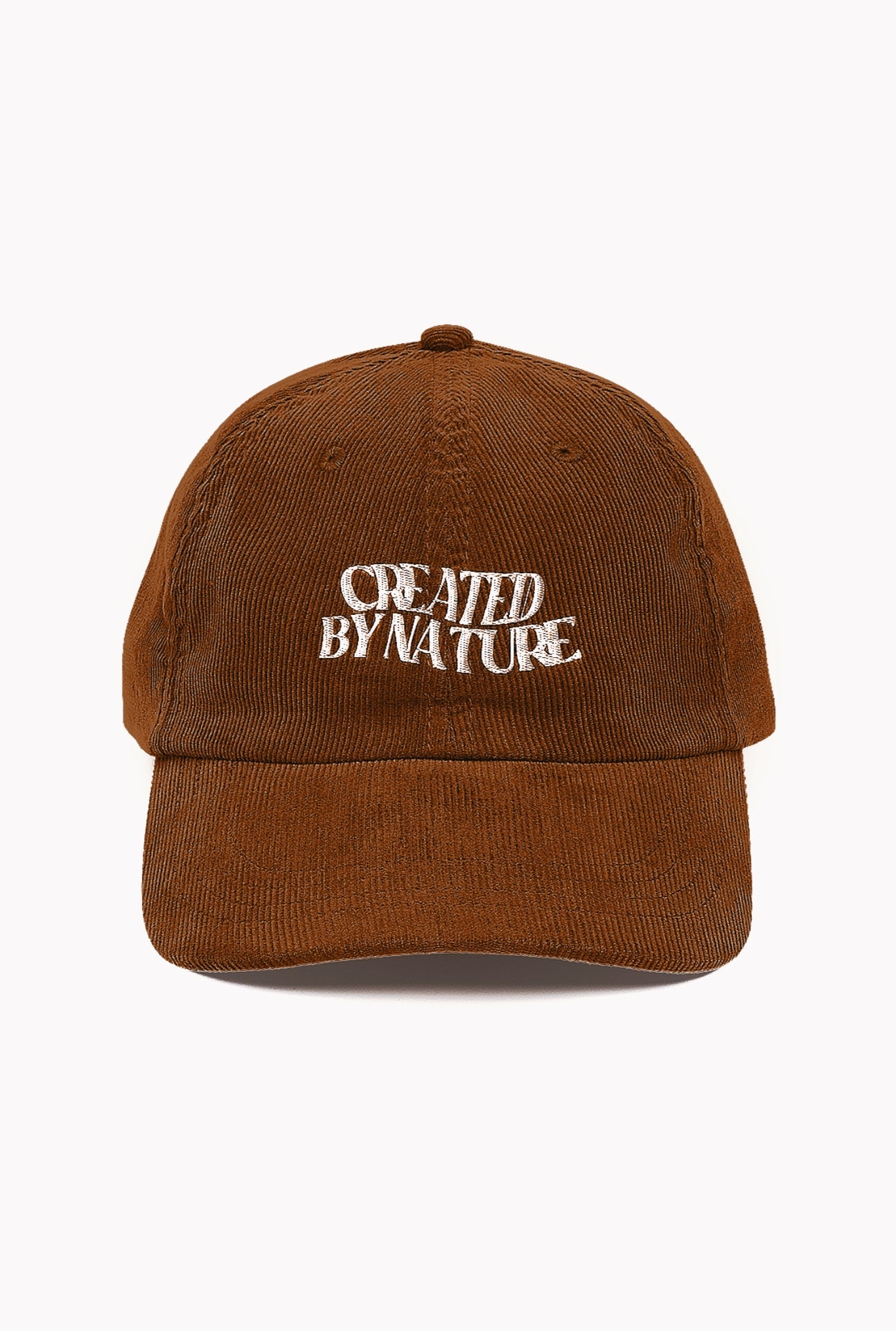 'Created by Nature' Embroidered Corduroy Cap