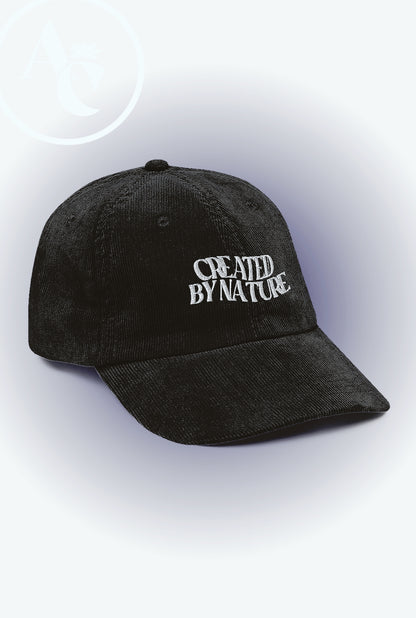 'Created by Nature' Embroidered Corduroy Cap