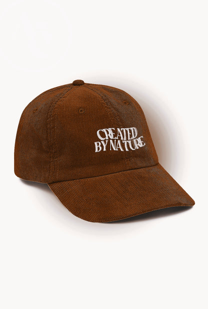 'Created by Nature' Embroidered Corduroy Cap