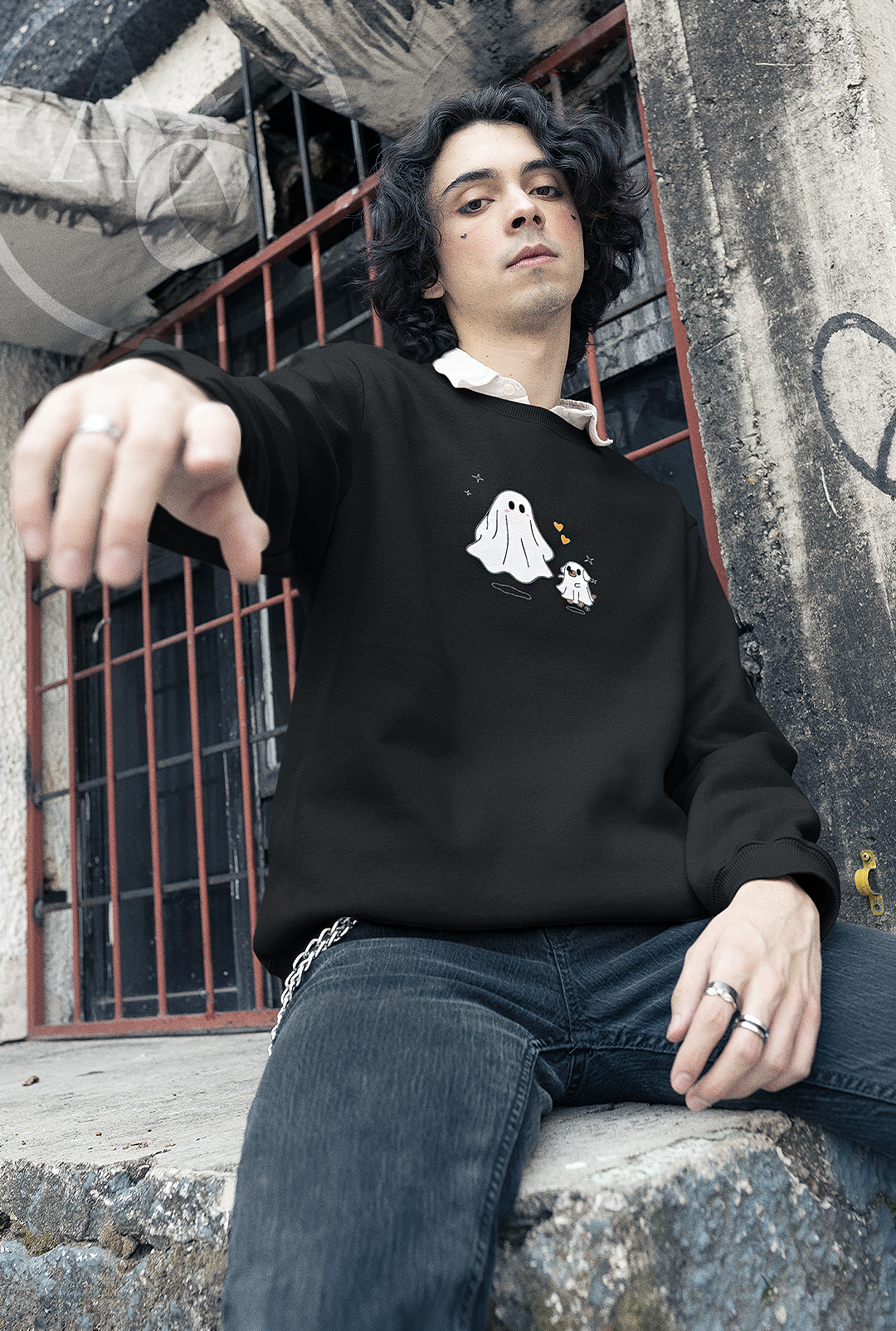 "The Ghoul's Dog"  Halloween Crewneck/ Hoodie