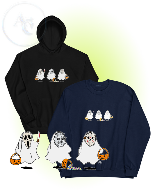 "Trick or Treat" Halloween Crewneck Jumper/ Hoodie